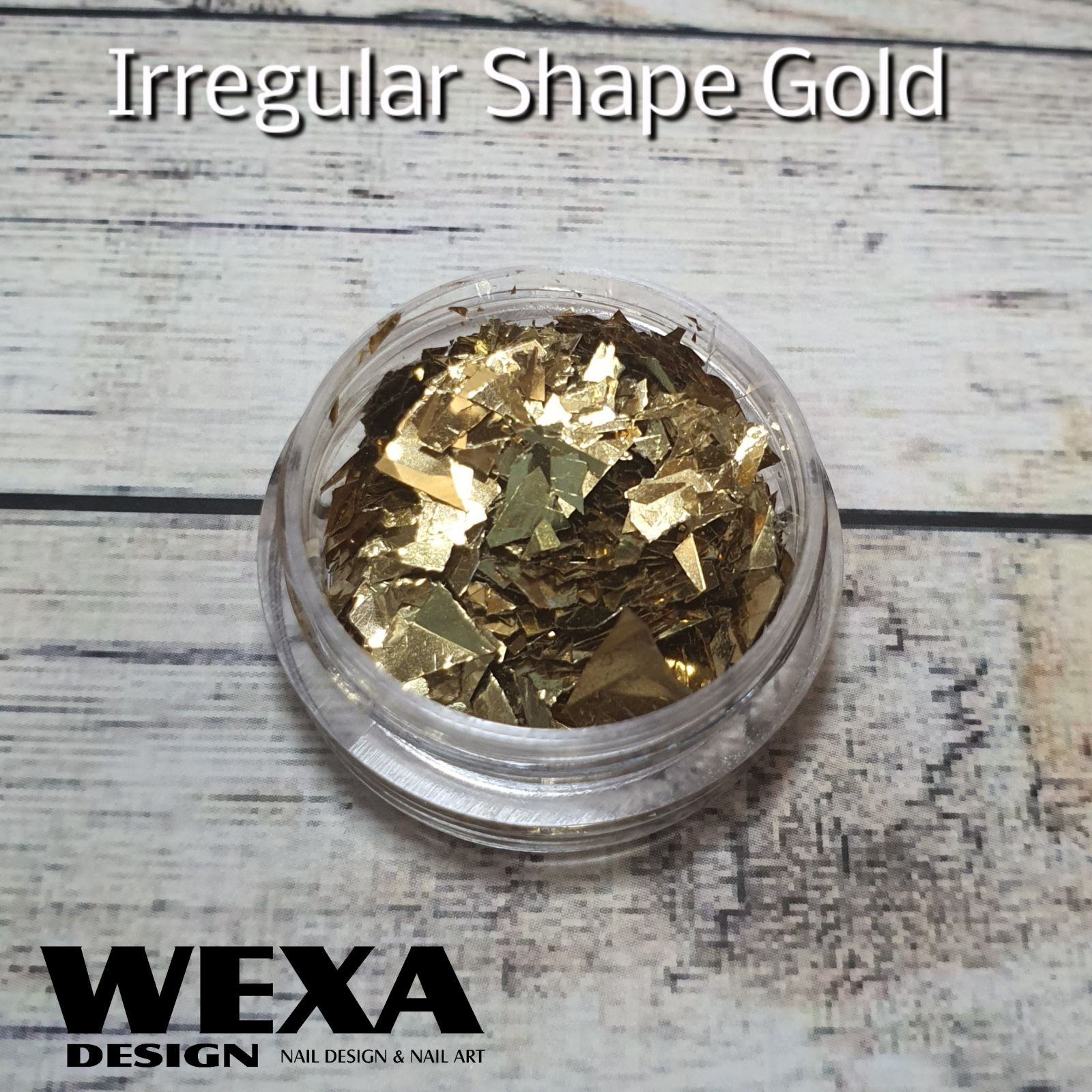 Irregular Shape - Gold nepravidelné kúsky