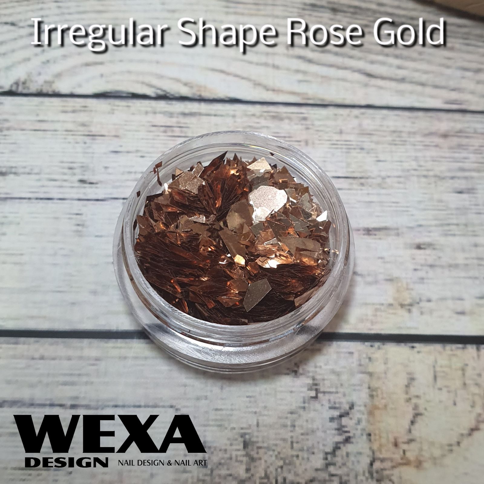 Irregular Shape - Rose Gold nepravidelné kúsky