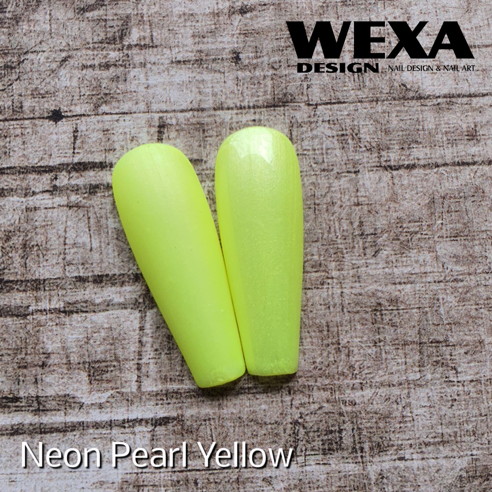 Neon Pearl color gél - Yellow