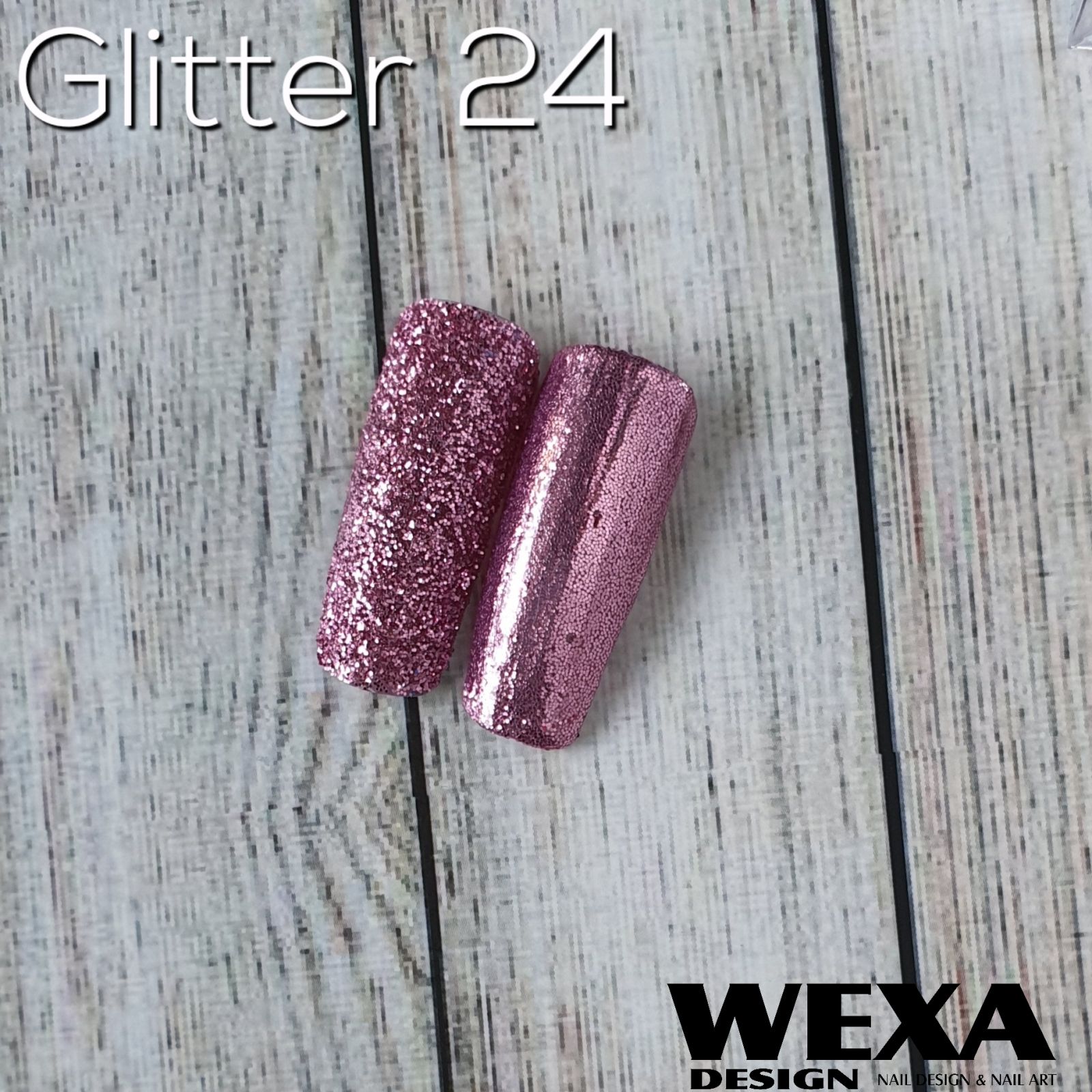 Trblietavý prášok Glitter 24 - Pink