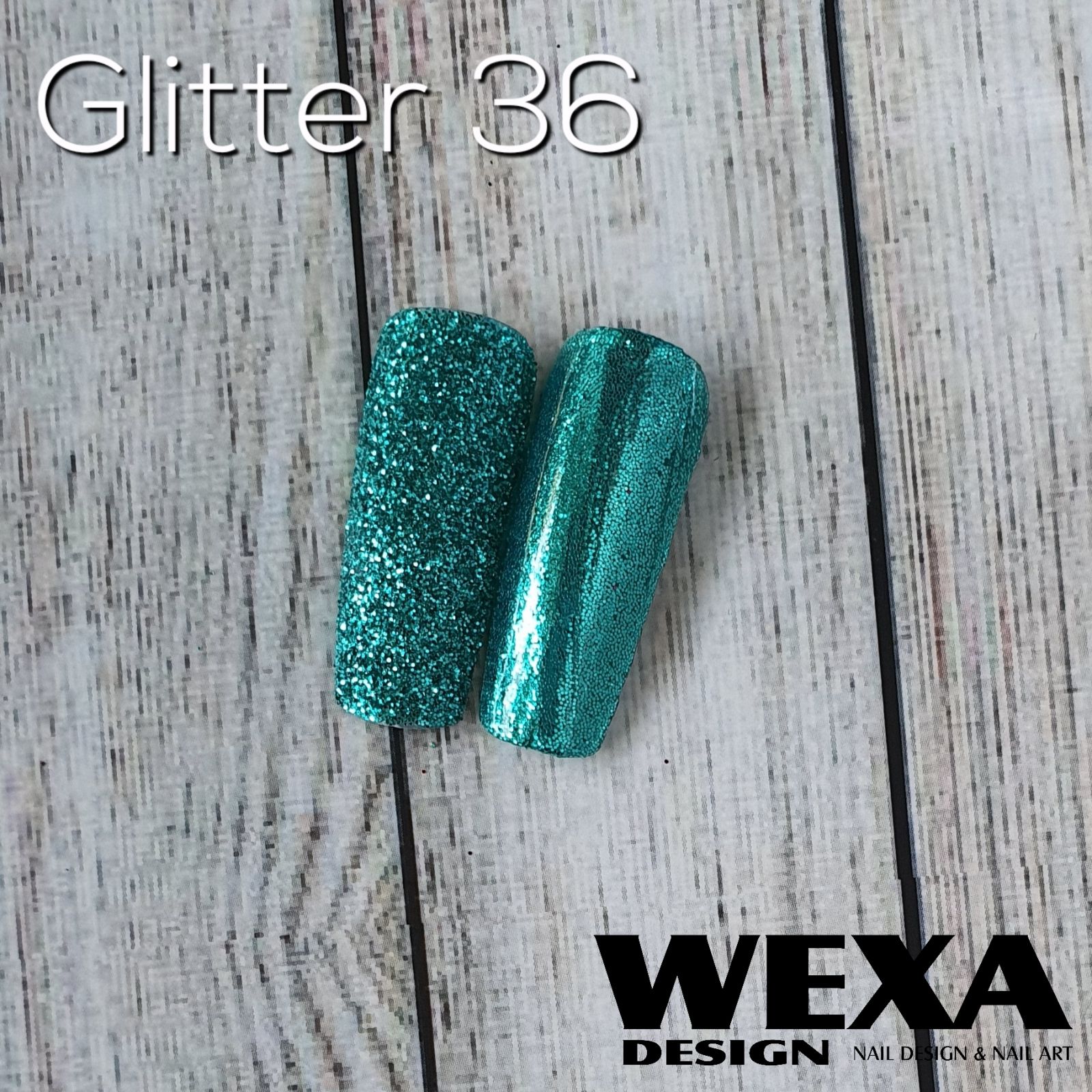Trblietavý prášok Glitter 36 - Turquoise