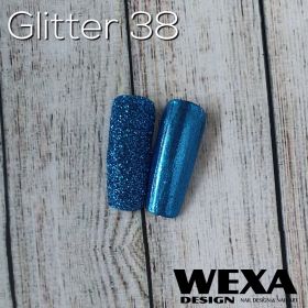 Trblietavý prášok Glitter 38 - Blue