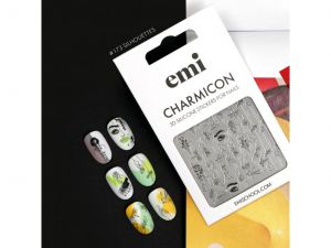 Charmicon 3D Silicone Stickers #173 Silhouettes