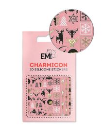 emi Charmicon 3D Silicone Stickers #148 Christmas Decoration