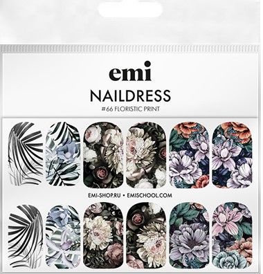 emi Naildress #66 Floristic Print
