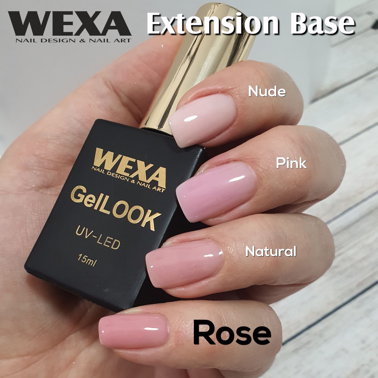 GelLOOK - Extension Rubber Base Rose