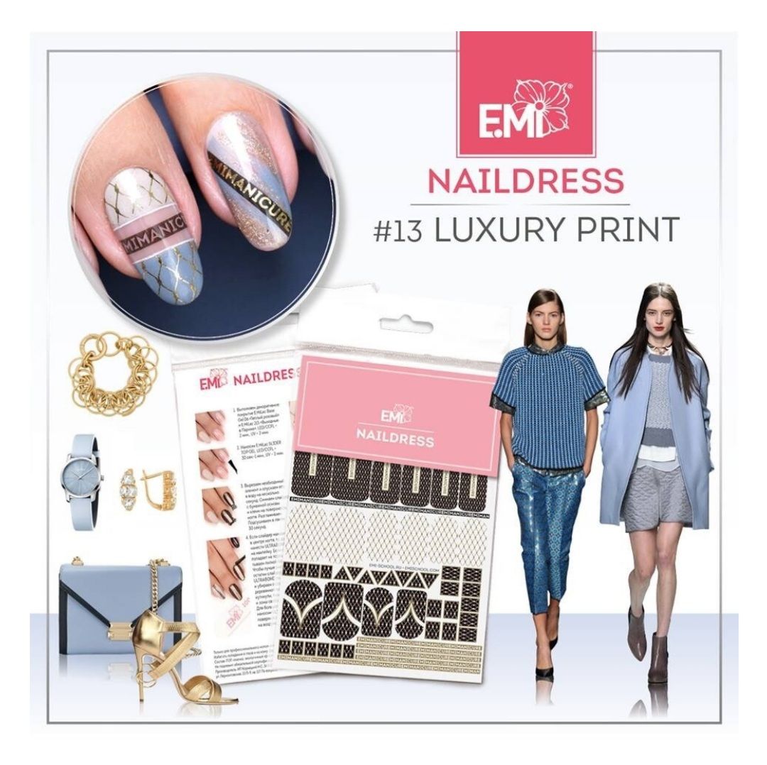 Naildress Slider Design #13 Luxe-print - AKCIA