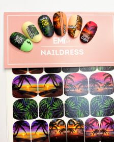 Naildress Slider Design #32 Tropical Sunset - AKCIA