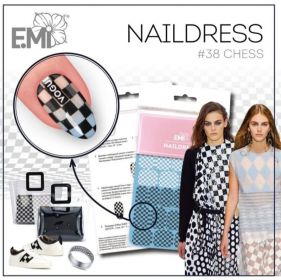 Naildress Slider Design #38 Chess - AKCIA