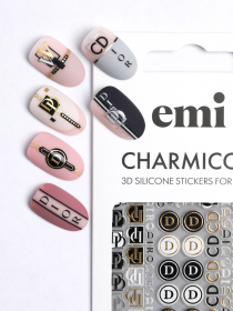 Charmicon 3D Silicone Stickers #186 Logomania