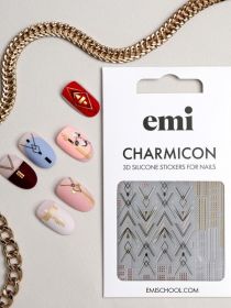 Charmicon 3D Silicone Stickers #194 Graceful Geometry