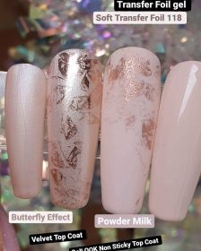 Farebný Glamour UV gel -  perleťový Butterfly Effect