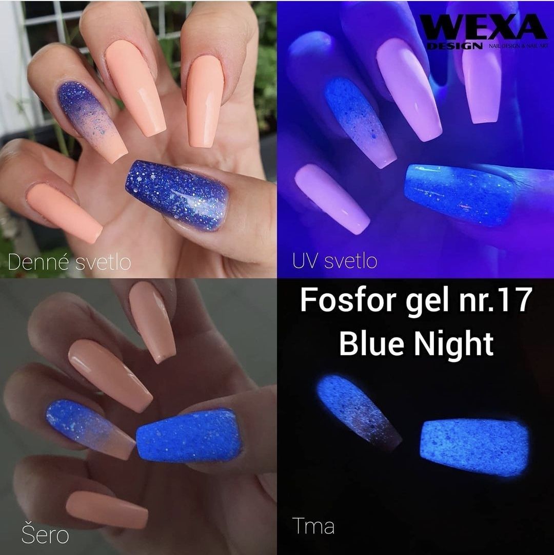Fosfor gél - 17 Blue Night