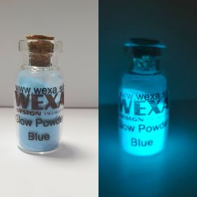 Glow Powder - Fosforový prášok na nechty  - Blue