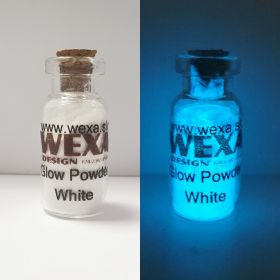 Glow Powder - Fosforový prášok na nechty  - White