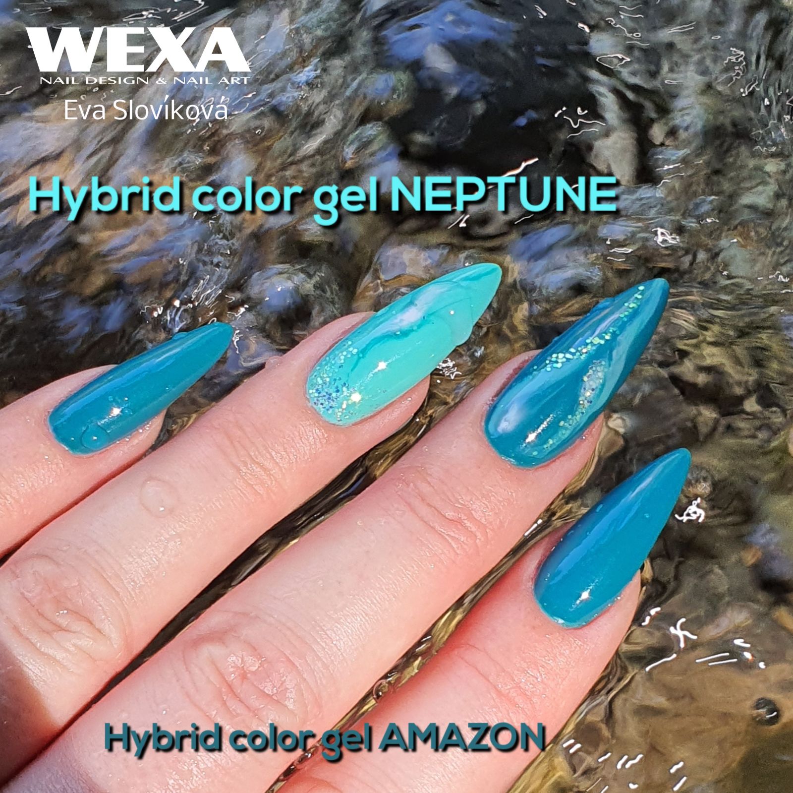 Hybrid color gel na nechty - Neptune
