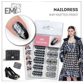 Naildress Slider Design #49 Knitted print - AKCIA