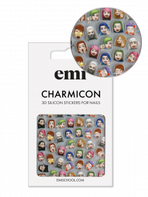 Charmicon 3D Silicone Stickers #203 Emoji