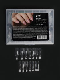 emi - Plastové formy na nehty, mandle