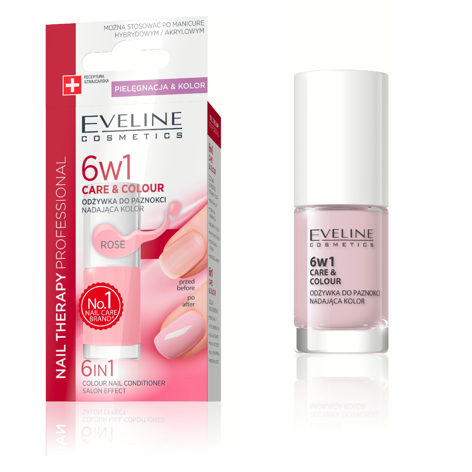 Eveline 6in1 Care & Colour - ROSE Salon effect