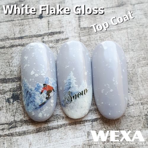 White Flake Top Gloss