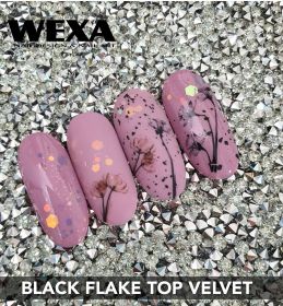GelLOOK - Black Flake Top Velvet 