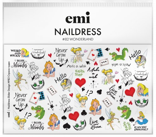 Naildress Slider Design #82 Wonderland