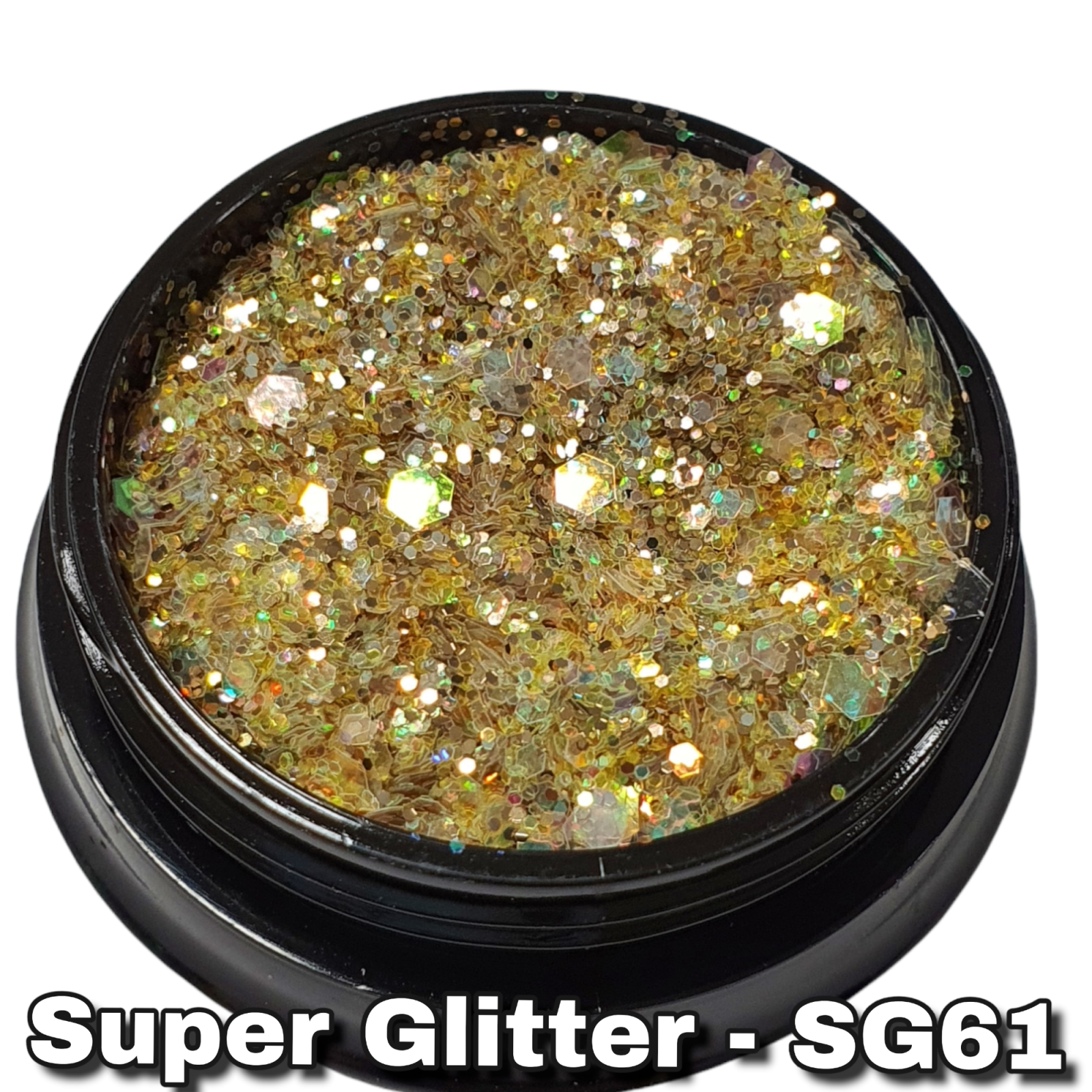 Trblietavý prášok na nechty Super Glitter - SG61