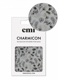 Charmicon 3D Silicone Stickers #211 Floristic