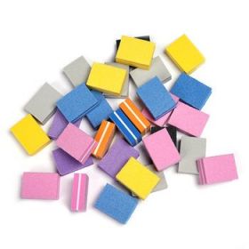 Mini obojstranný blok na nechty 1ks | Pink, Violet, Gray