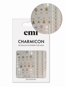 Charmicon 3D Silicone Stickers #226 New Year Decor