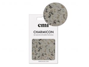Charmicon 3D Silicone Stickers #228 Italics