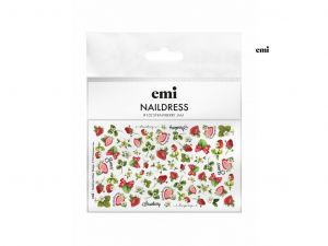 emi Naildress Slider Design #102 Strawberry Jam