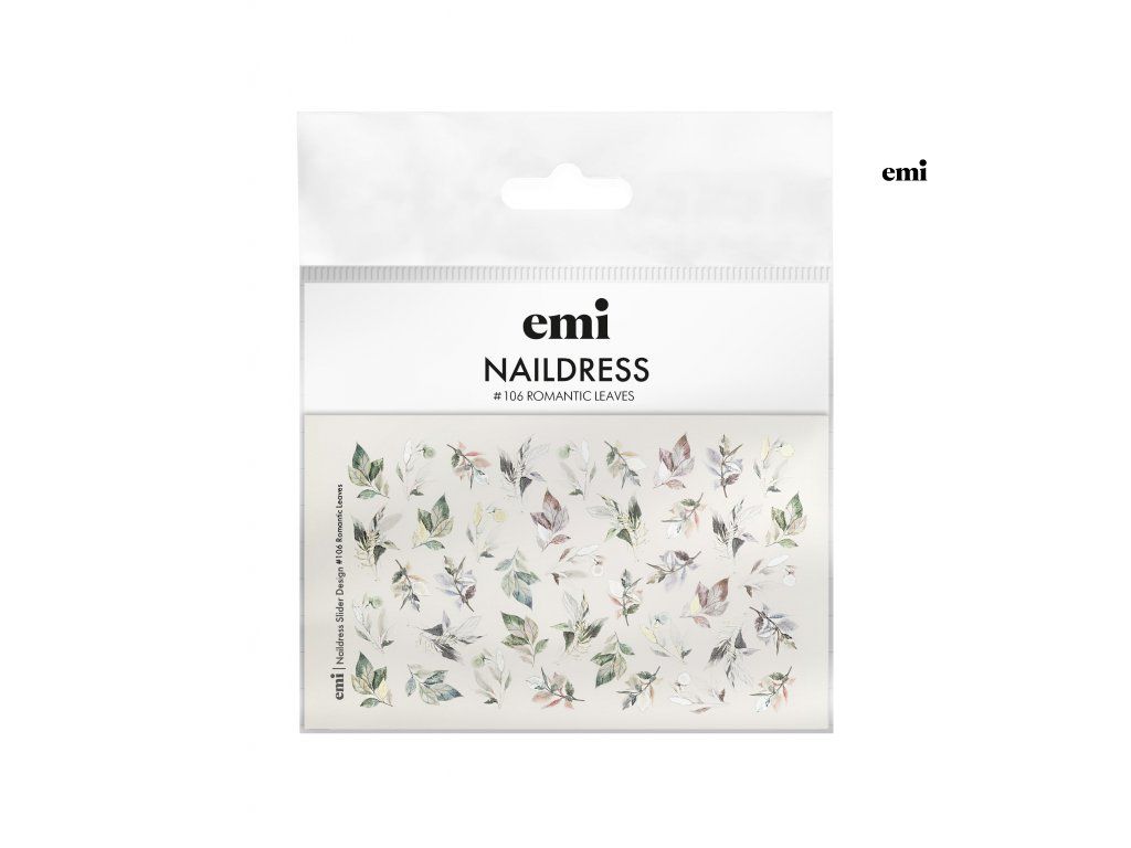 emi Naildress Slider Design #106 Romantic Leaves - vodolepky