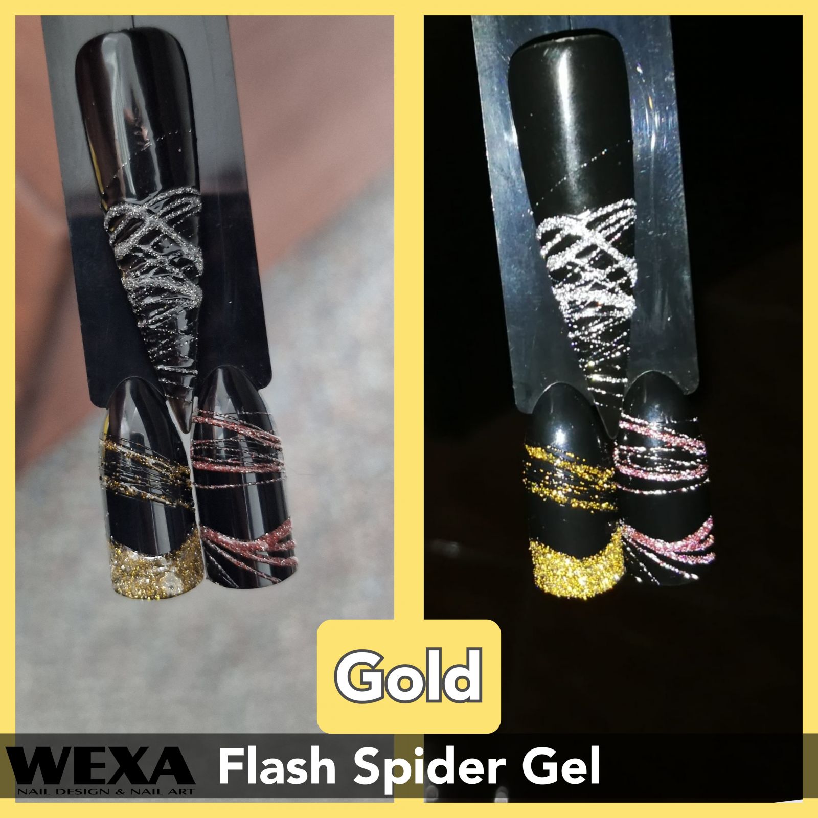 Flash Spider gel GOLD