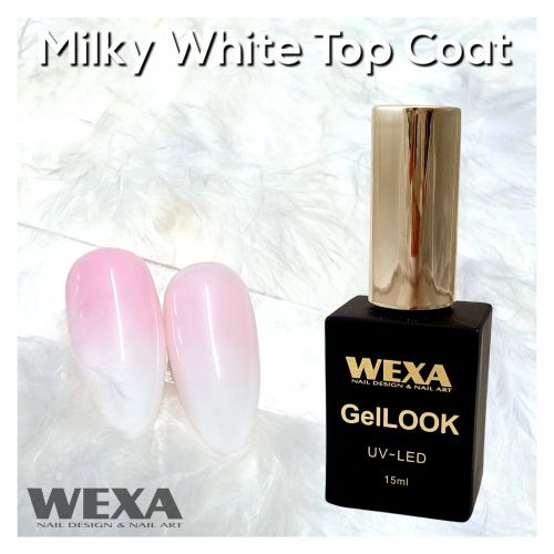 GelLOOK - Milky White Top Coat