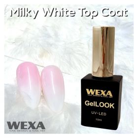 GelLOOK - Milky White Top Coat 15ml