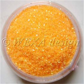AGP glitter - 70 krikľavo oranžová