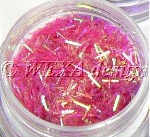 Konfety paličky - GF6 tmavá ružová aqua