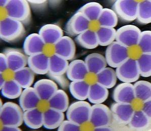 FIMO tyčinka - Kvetinka fialová