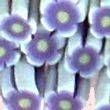 FIMO tyčinka - Kvetinka malá fialová