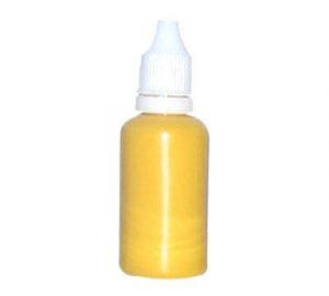 Airbrush Nail Color - Mid Yellow