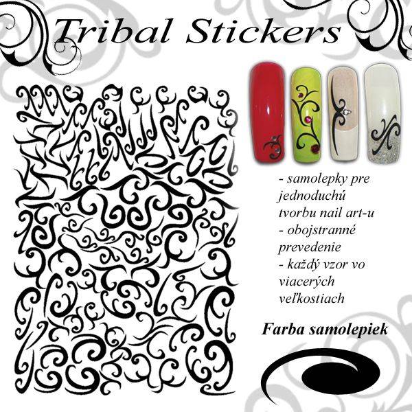 Tribal Stickers - White