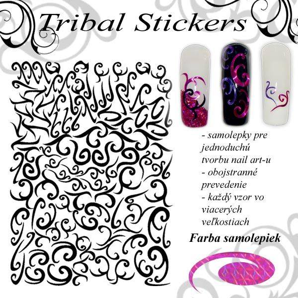Tribal Stickers - Diamond Pink