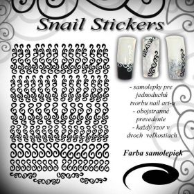 Snail Stickers - Black
