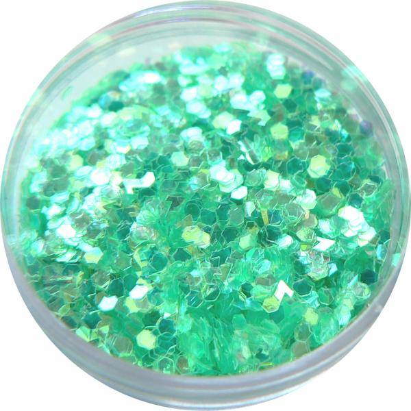 Konfety flitre malé - 11. zelenomodré aqua hologram