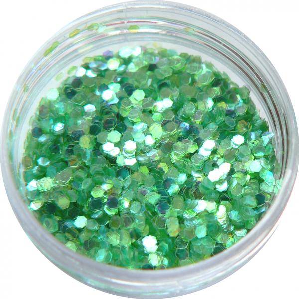 Konfety flitre malé - 12. zelené aqua hologram