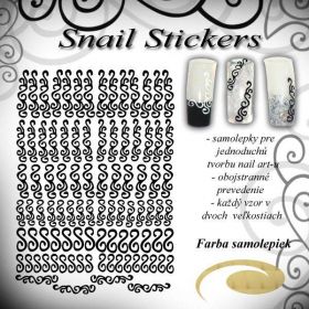 Snail Stickers - Diamond Gold